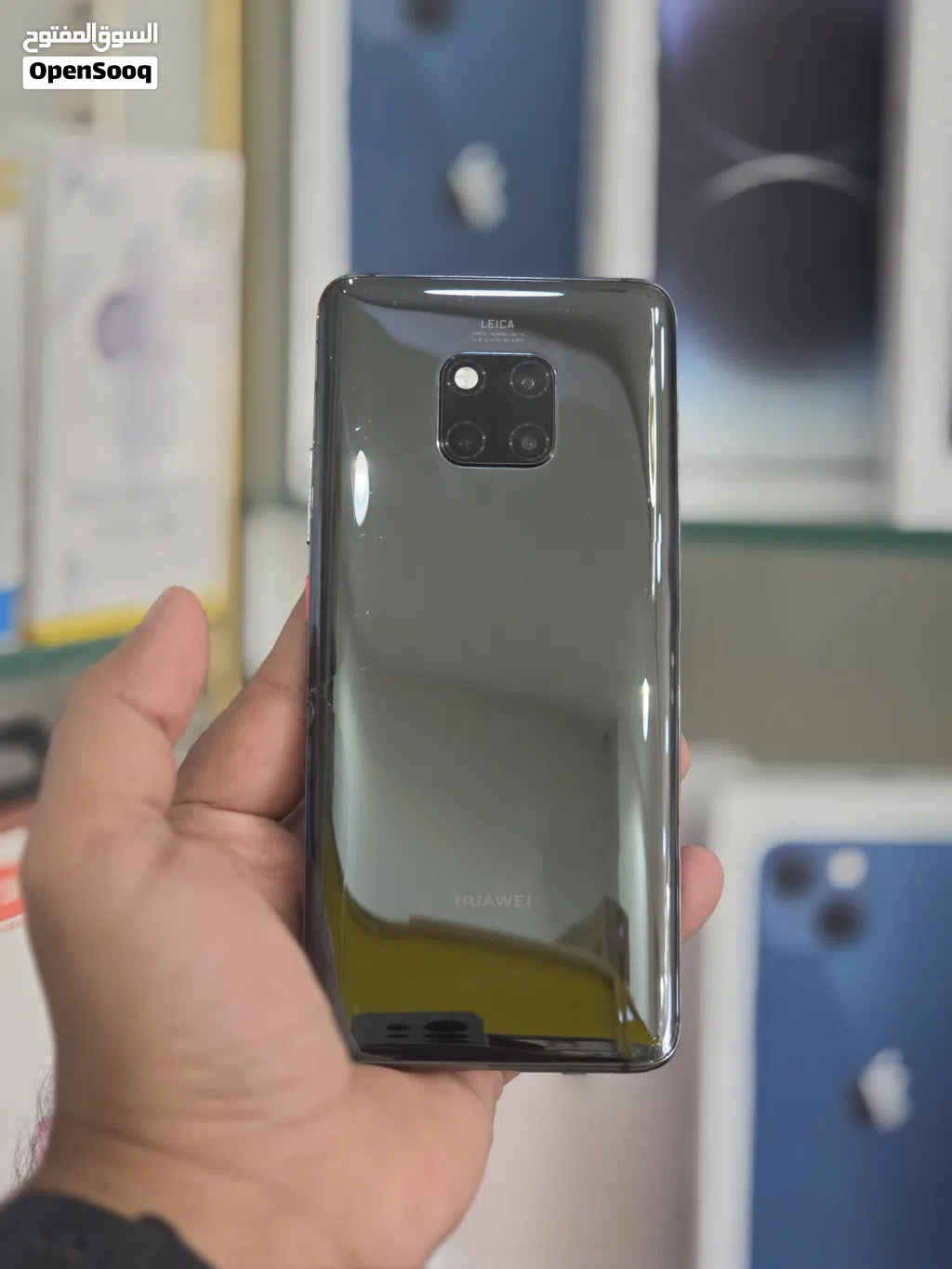 عرض خاص : Huawei mate 20 pro 128gb الهاتف بحالة الوكالة بدون مشاكل مع ضمان و ملحقات