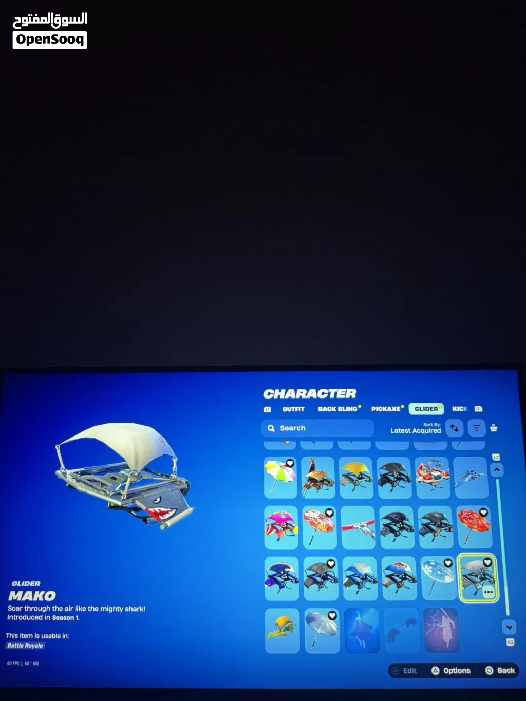 حساب فورت نايت اساسي السيزون 3 وحزمة تويتش ومضله ماكو