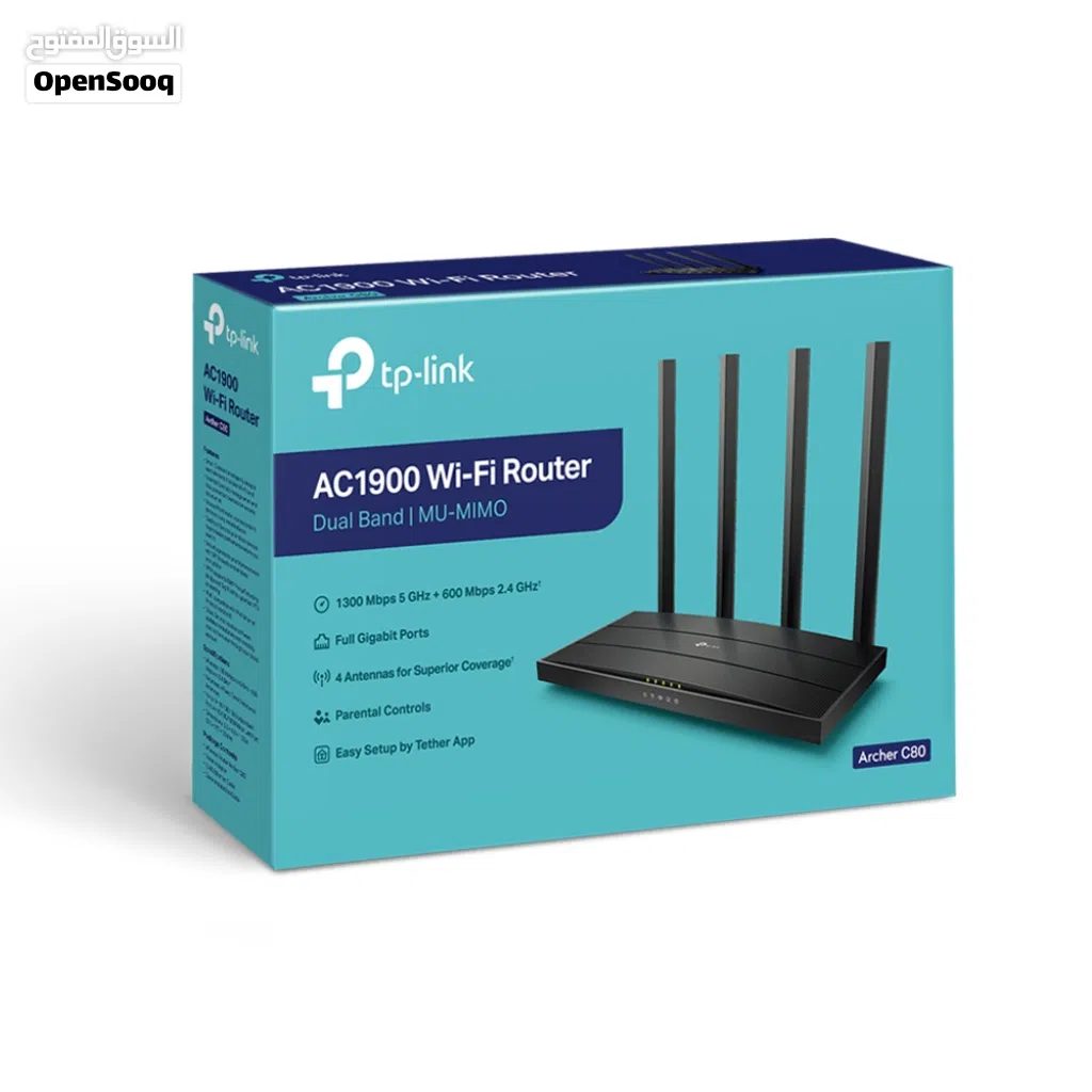Tp Link AC1900 Wireless MU-MIMO Wi-Fi Router Acher C80