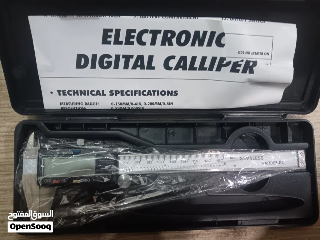 فرجار رقمي (Digital Caliper)،