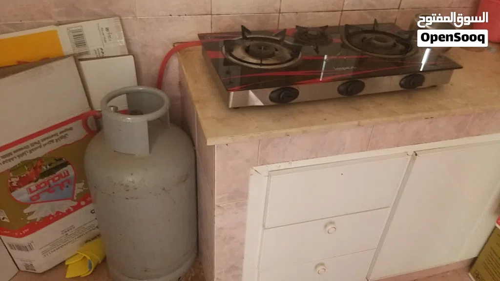 cylinder with Gas stove