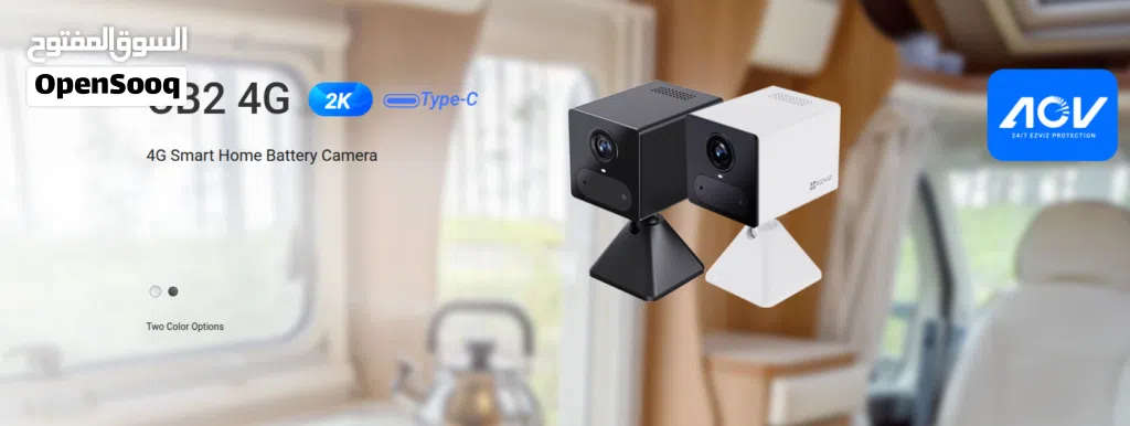 كاميرا EZVIZ CB2 4G بدون واي فاي – بطارية – مراقبة من أي مكان