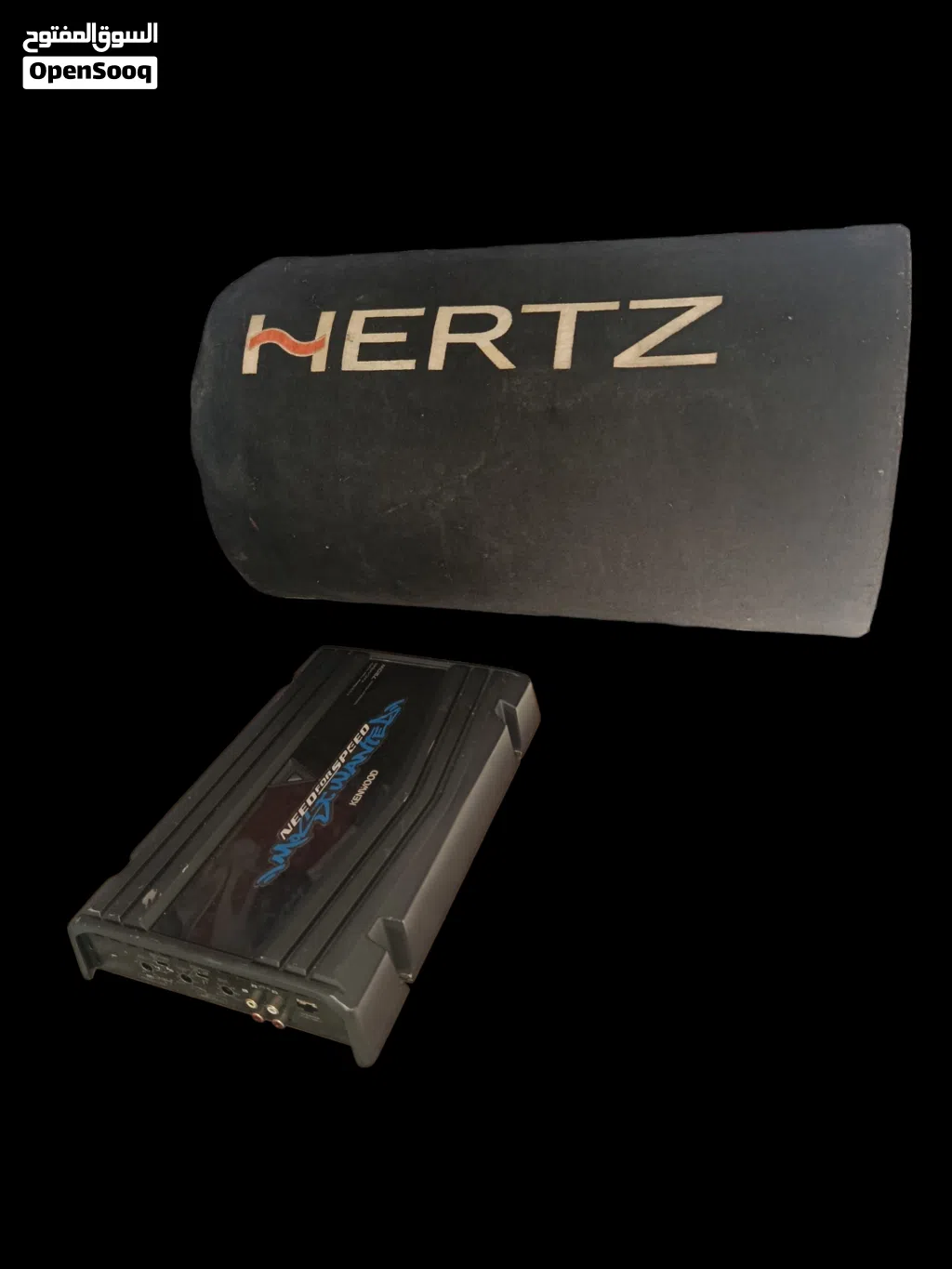 bass tube with amplifier
