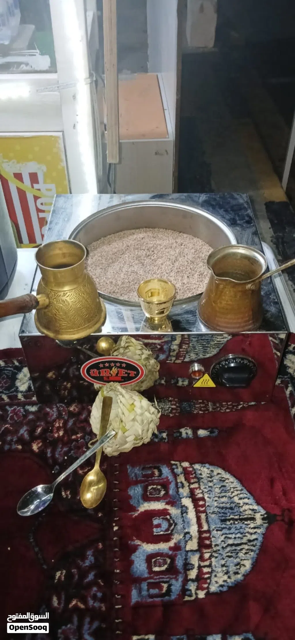 مكينت قهوا عربية علي الرمله