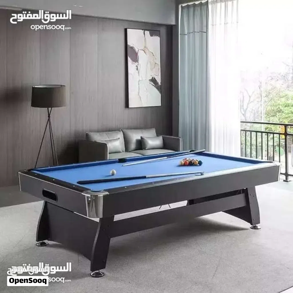 طاولة بلياردو خشب ( 8 قدم)