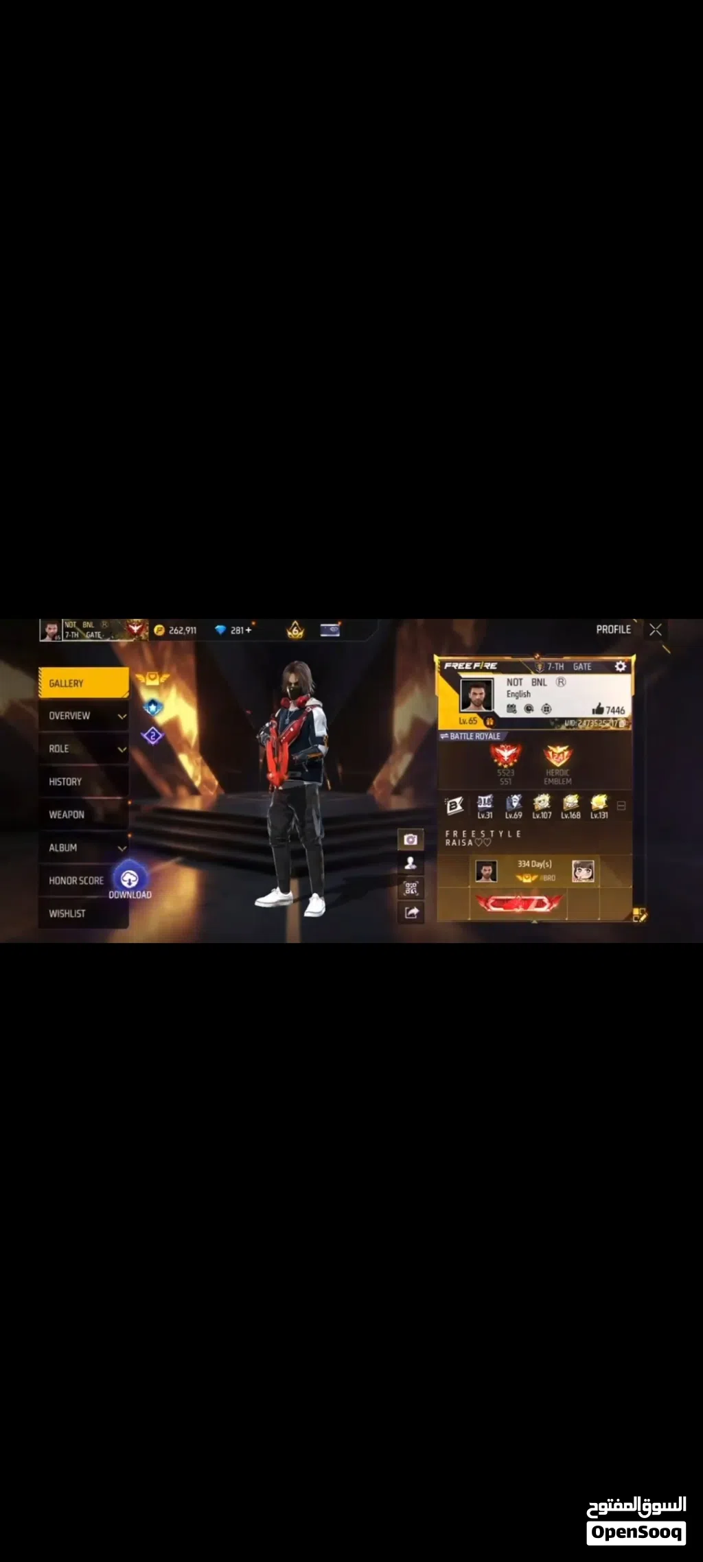 Free fire best id