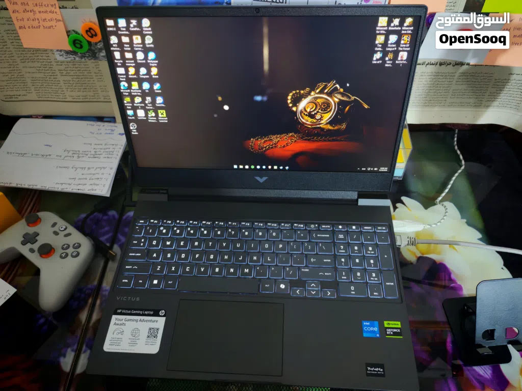 لابتوب hp victus 15 لابتوب العاب وتصميم وبرامج هندسية