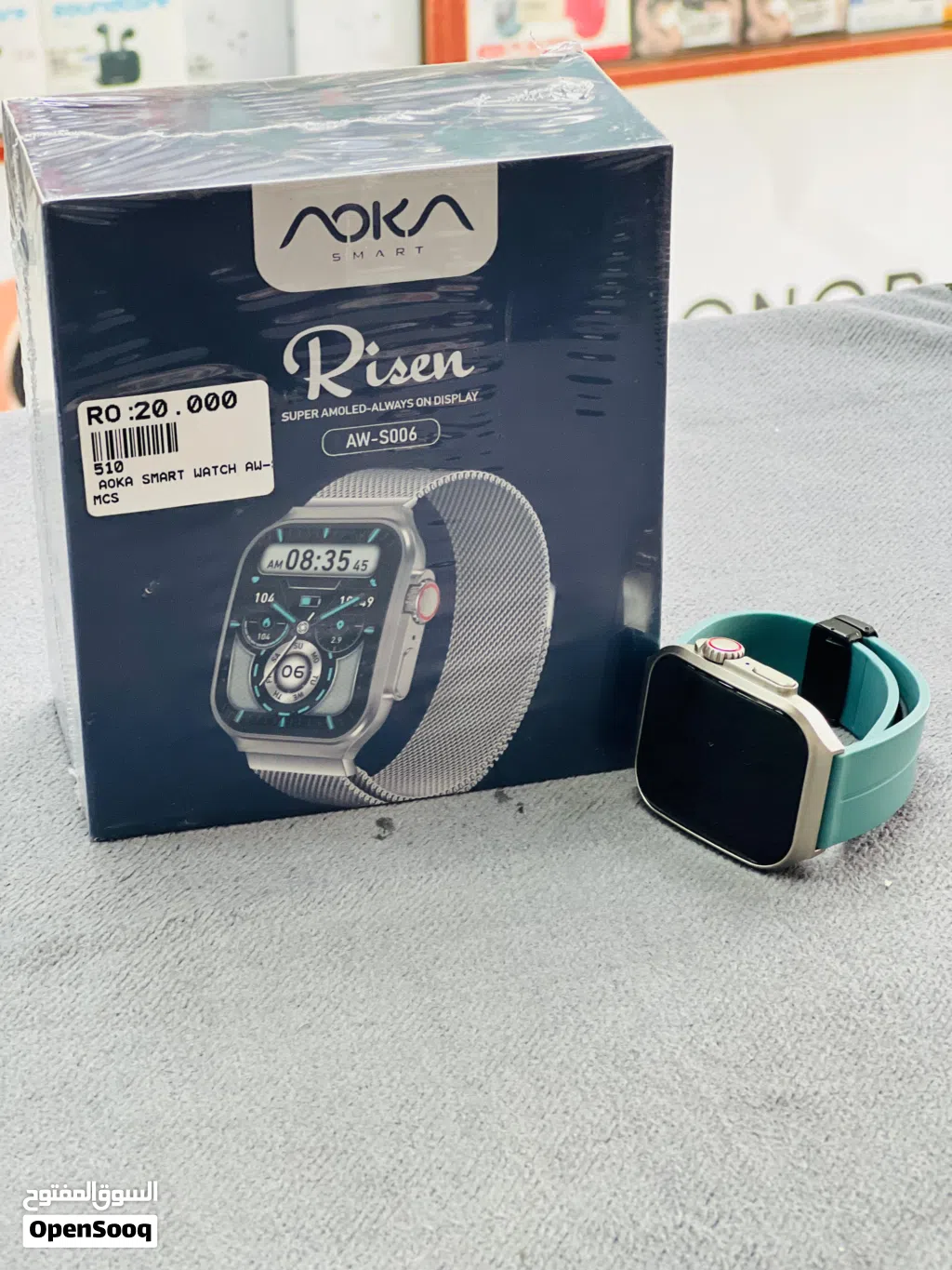 AOKA SUPER AMOLED SMART WATCH NEW FOR SALE