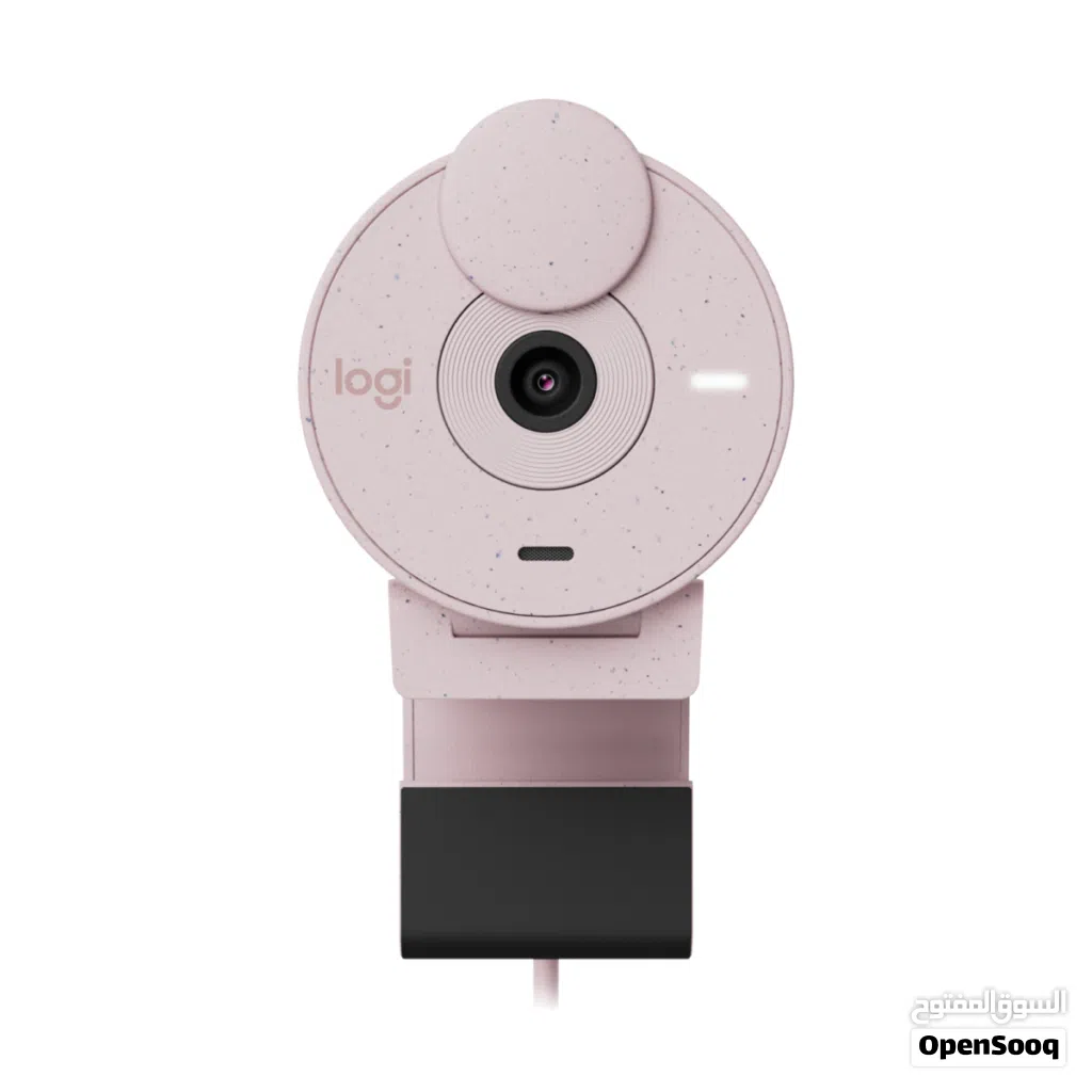 Logitech BRIO 300 Full HD 1080P Webcam -Pink كاميرا ويب -لون وردي
