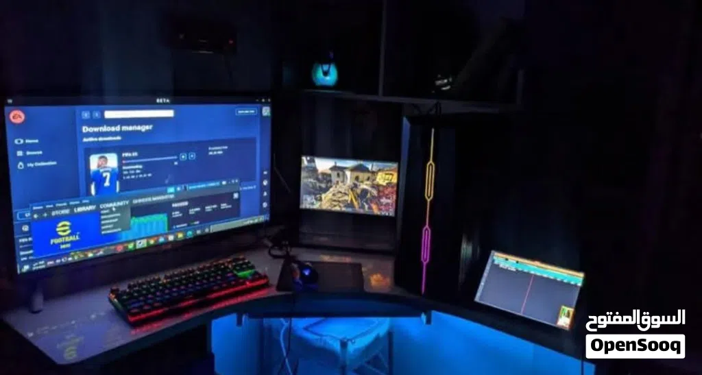 للبيع تجميعه PC قويه و مرتبه بكارت 3080ti