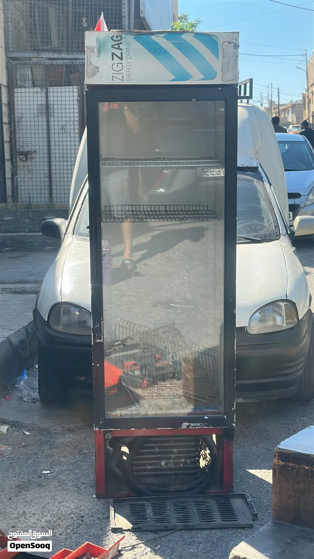 تلاجه مبرده للسوبر ماركيتات بحاله جيده جدا