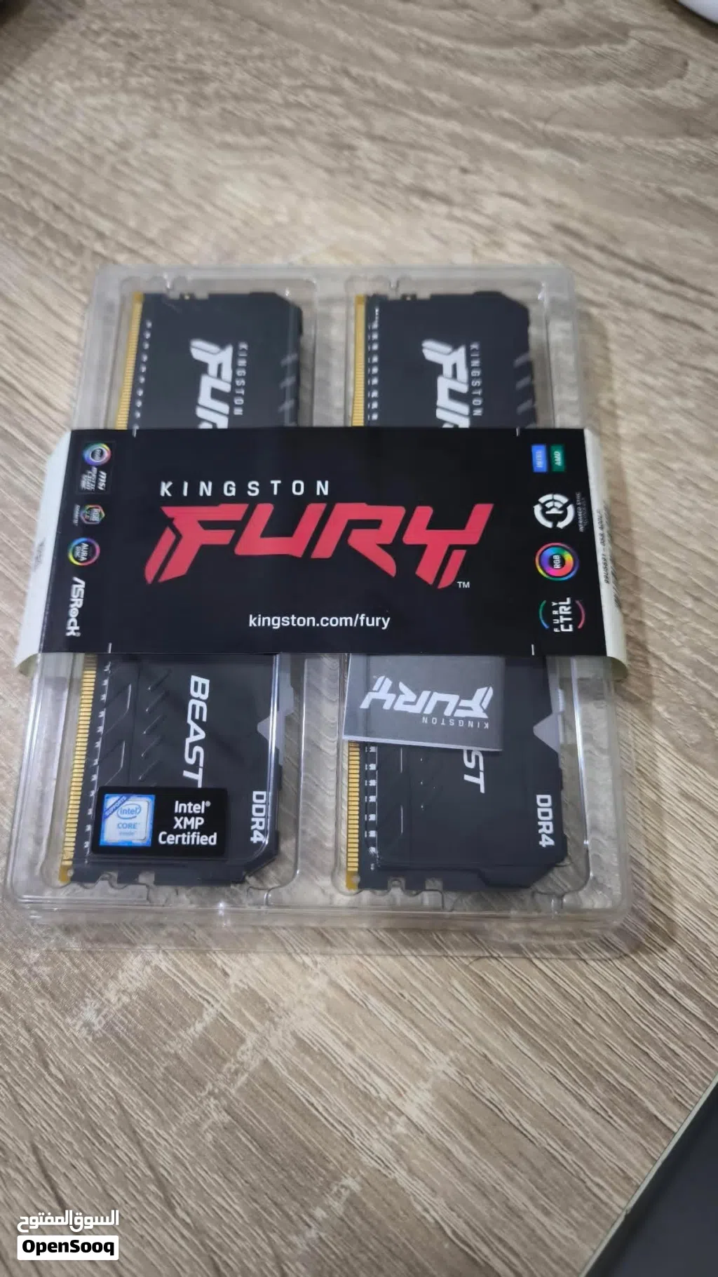 رامات 16gb hyperx fury 3200mhz black