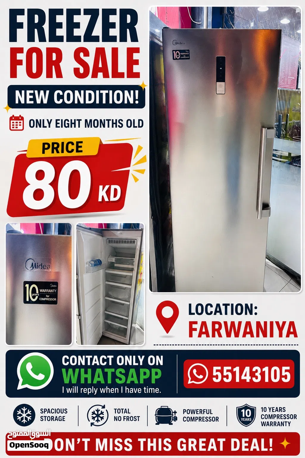 FREEZER FOR SALE