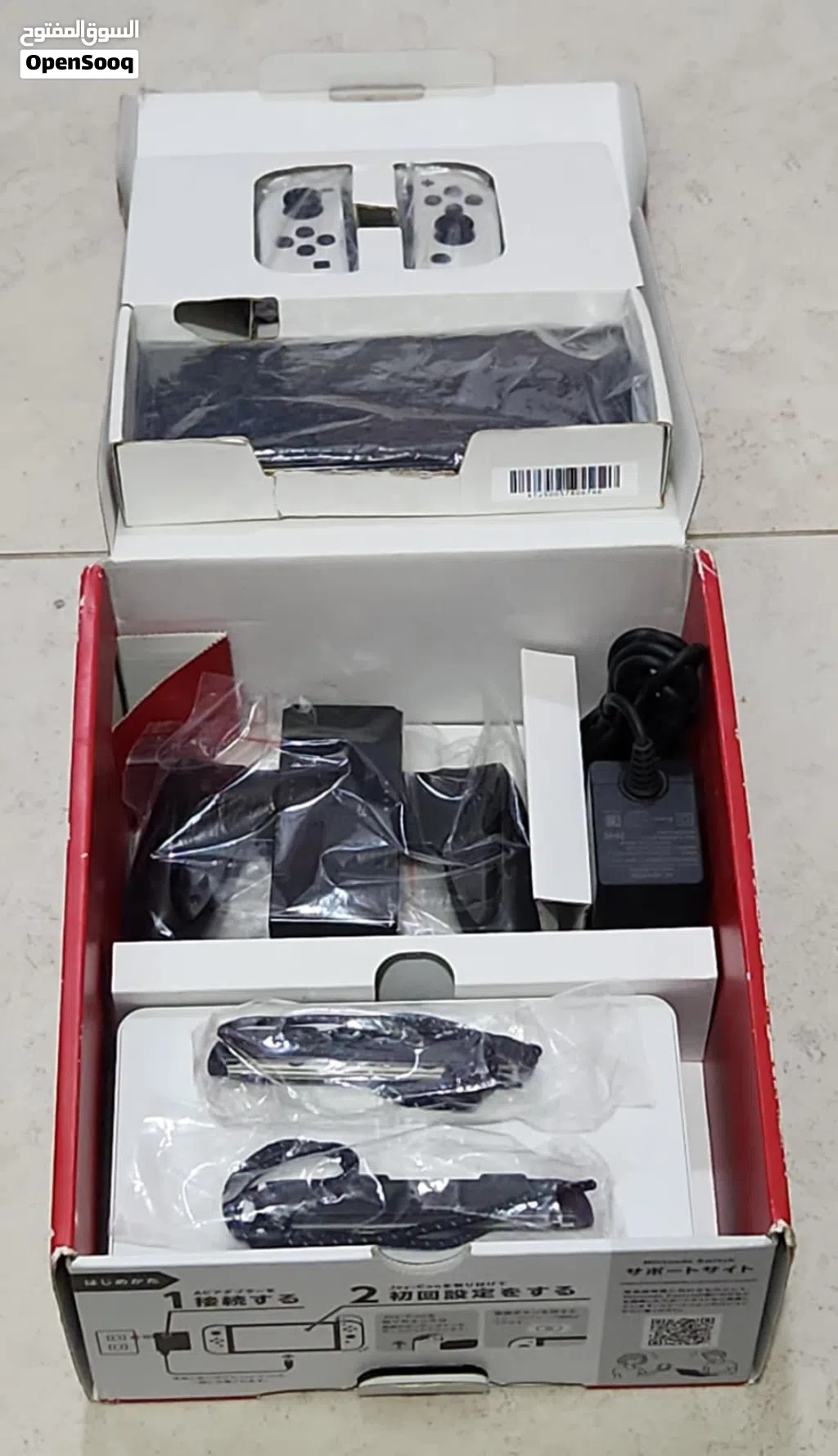 للبيع Nintendo Switch OLED White الأصلي غير مهكر