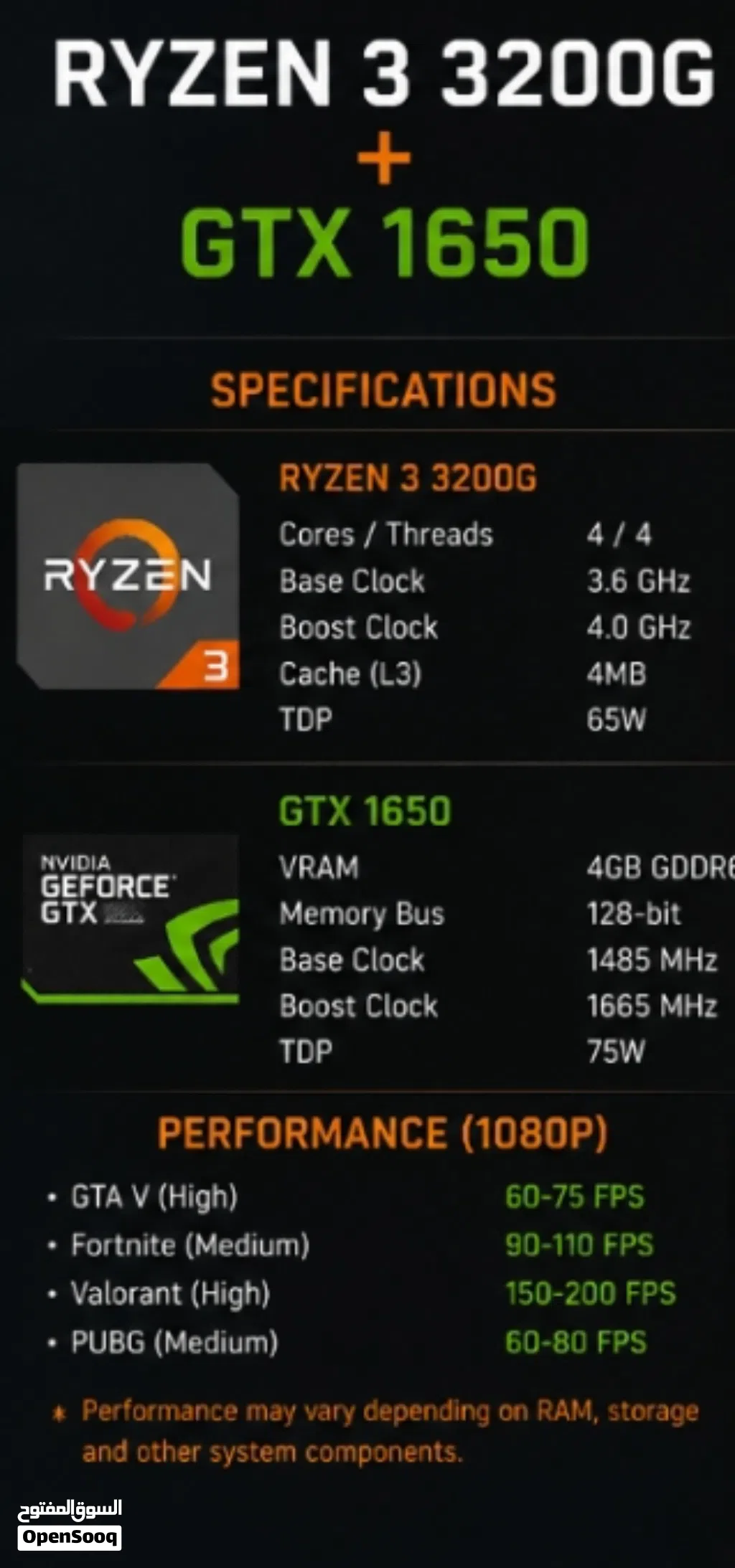 معالج RYZEN 3 PRO 3200G
