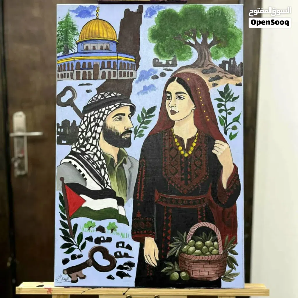 أهلاً بكم، أقدم لكم تشكيلة مميزة وفريدة من لوحات الكانفس الديكورية المرسومة يدوياً بألوان الأكريليك