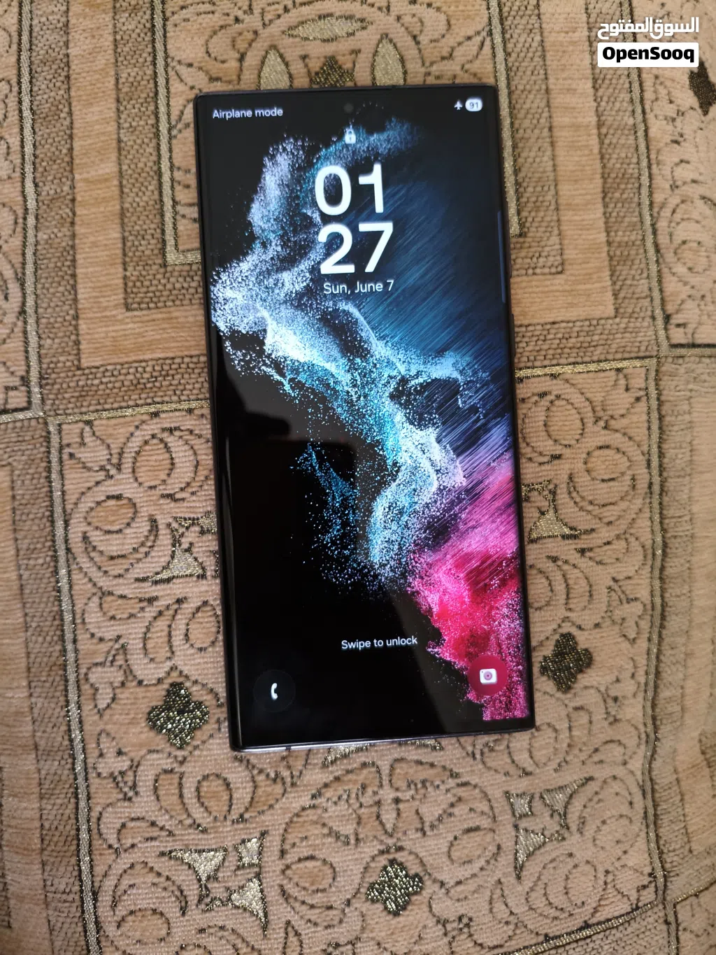 للبيع: Samsung Galaxy S22 Ultra السعر: 150,000 ريال يمني