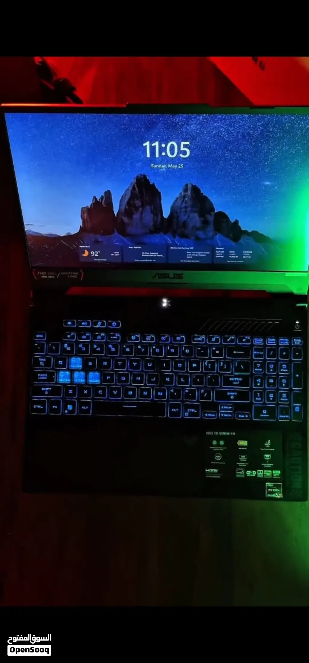 لابتوب قيمنق ASUS TUF Gaming A15