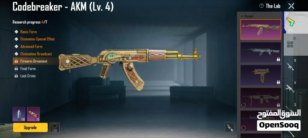 Pubg Acount with Max guns