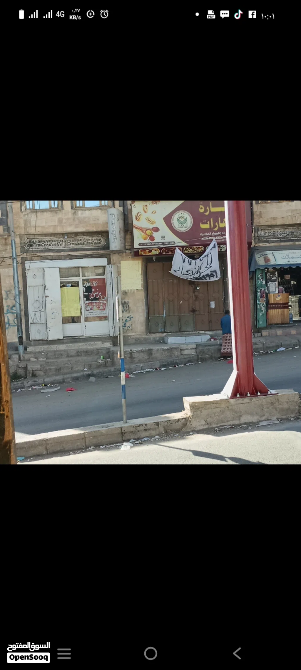 ايجار محلين الطول عشره او اثنعشر العرض 8امتار