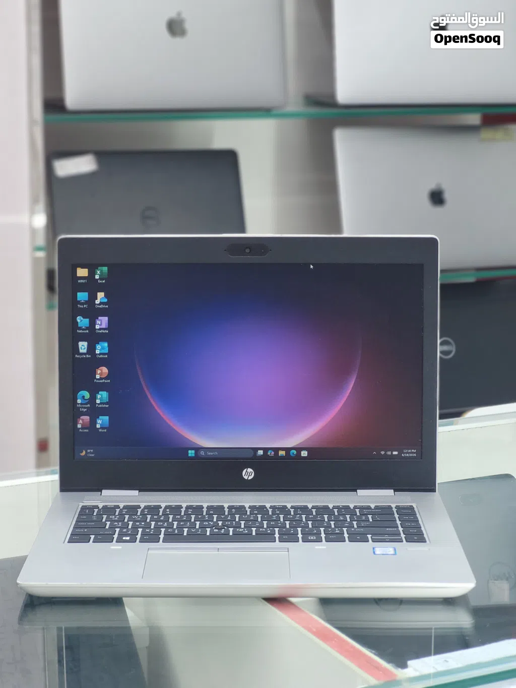 hp probook 640g4 i5 Processor 8th Generation 8gb Ram 256gb Ssd 14inch screen size free bag