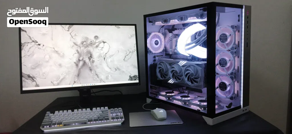 White Gaming PC i5-13600KF RTX 4070 Ti 32GB RAM 1TB NVMe — High-End Build