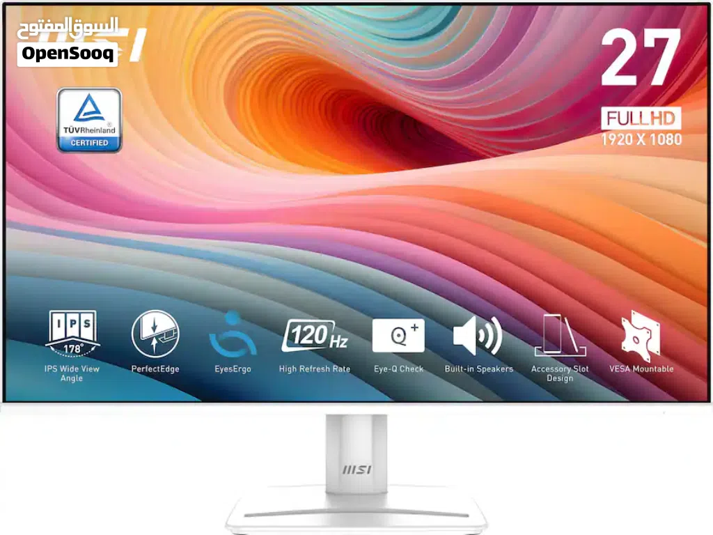 شاشات جيمنج بمواصفات خرافية MSI Monitor PRO MP275W E2 27 IPS 1920 x 1080 (FHD) 120Hz