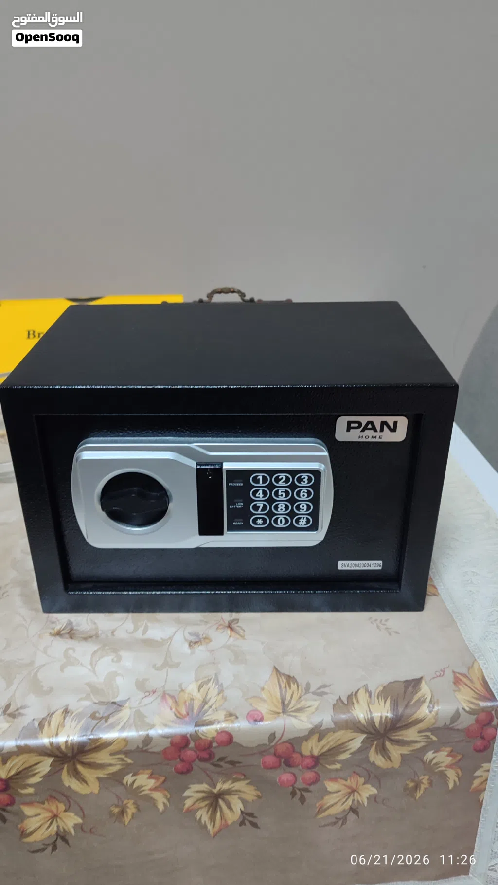 safe box pan.