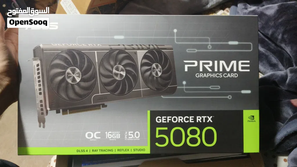 ASUS Prime GeForce RTX 5080 OC Edition – 16GB GDDR7 Graphics Card