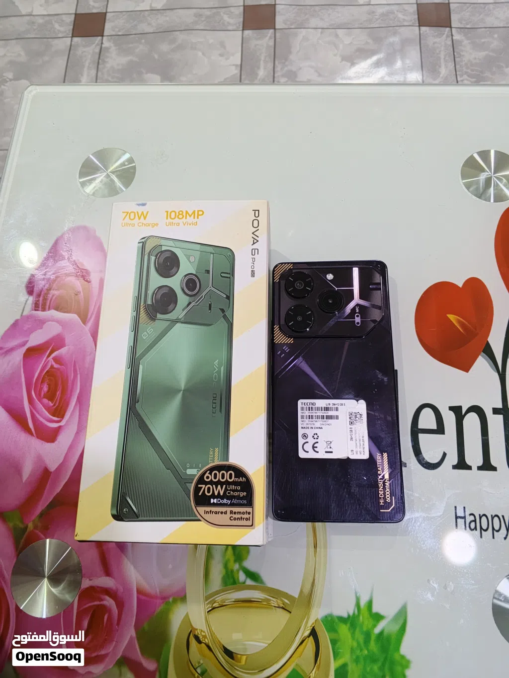 اسم الجهاز TECNO POVA 6 Pro 5G جهاز جديد وحديث وفول مواصفات يدعم 90فريم بوبجي وباقي الالعاب