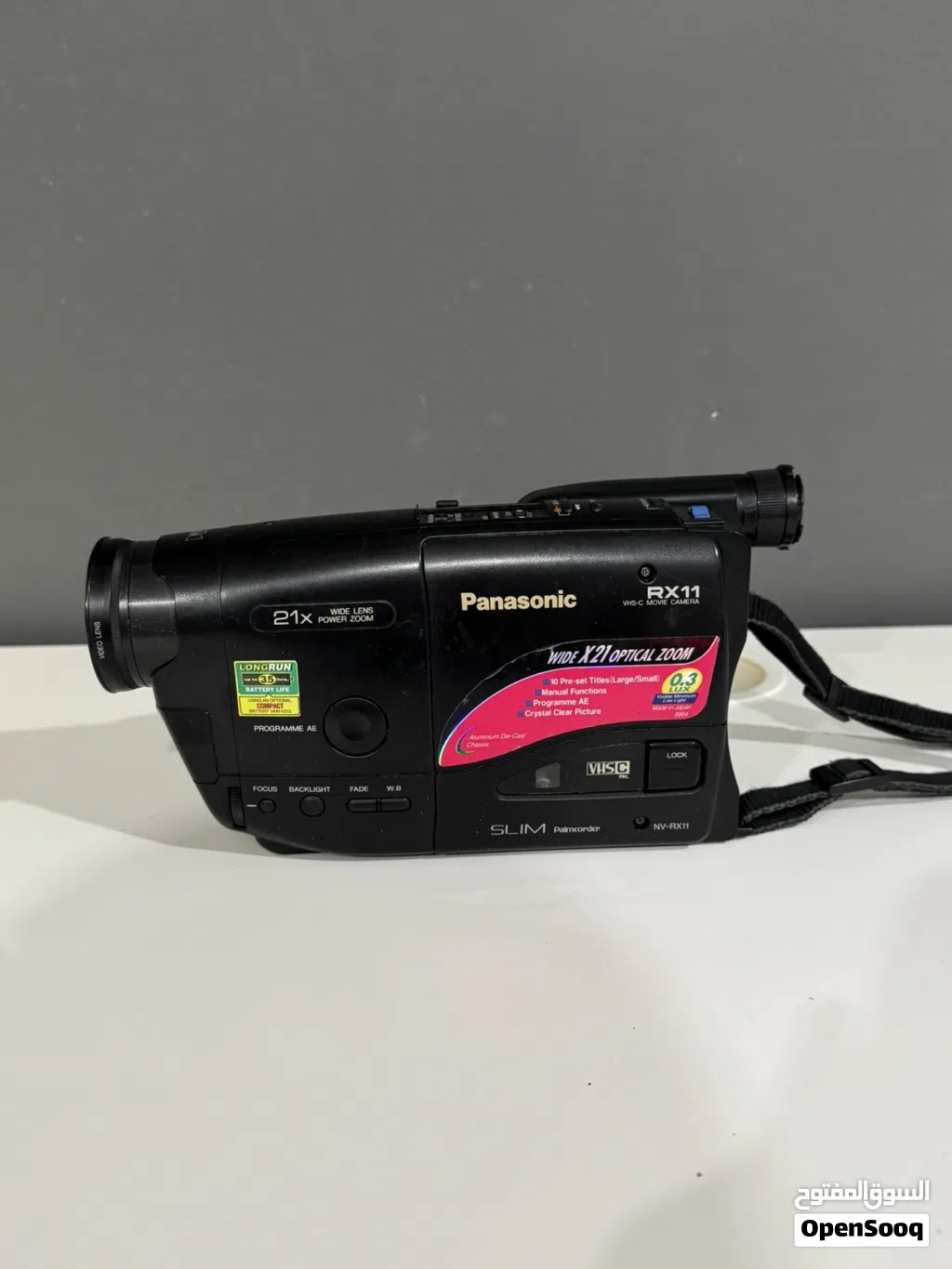 كاميرا باناسونيك 21* wide lens power zoom اللون الاسود AF digital A السعر 19 (بدون ارجاع).........l