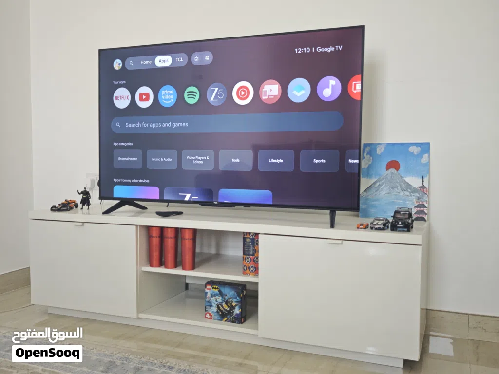 TCL 55" Smart TV + TV Stand for Sale