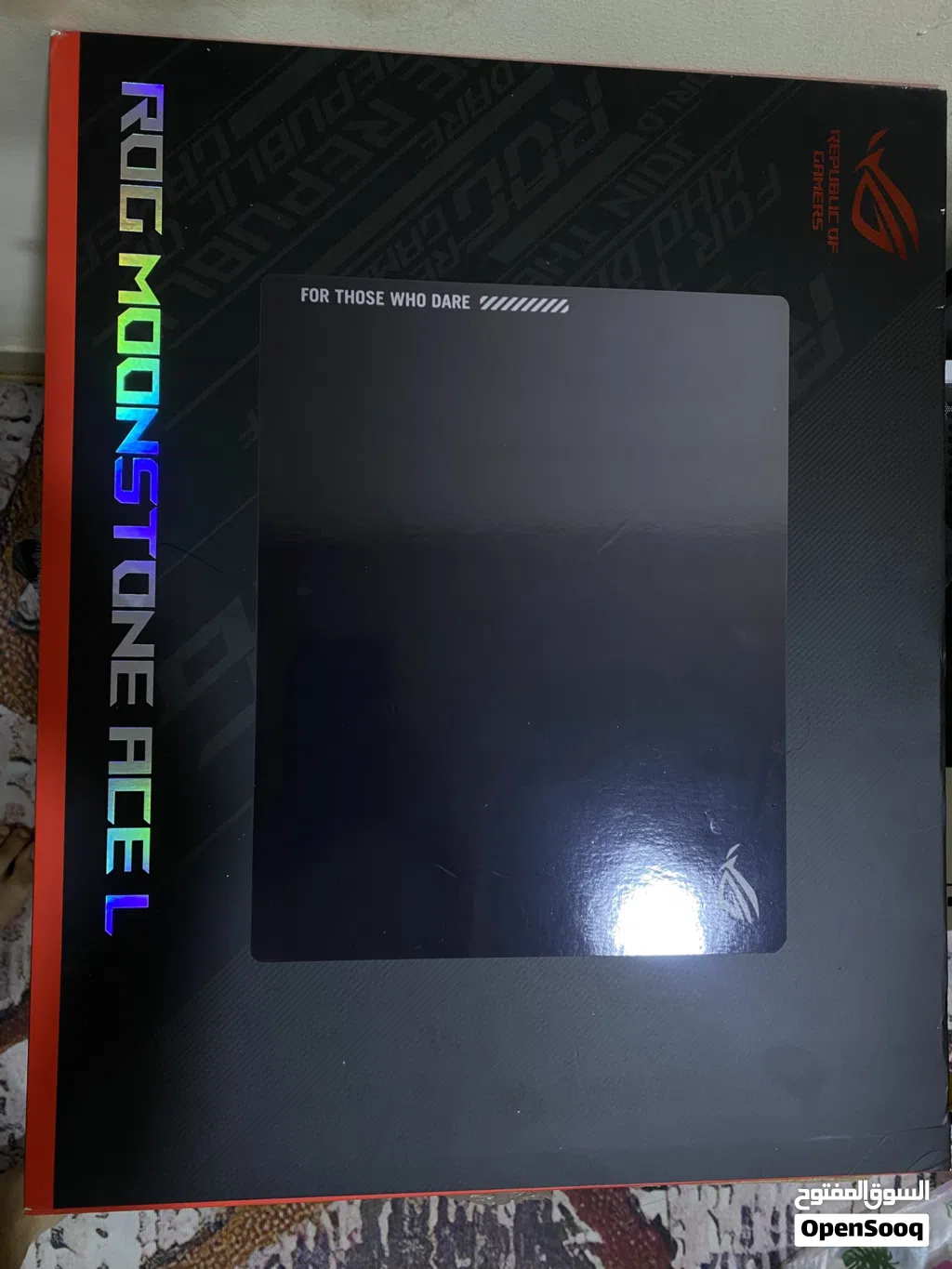 Mousepad glass ROG moonstone ace L