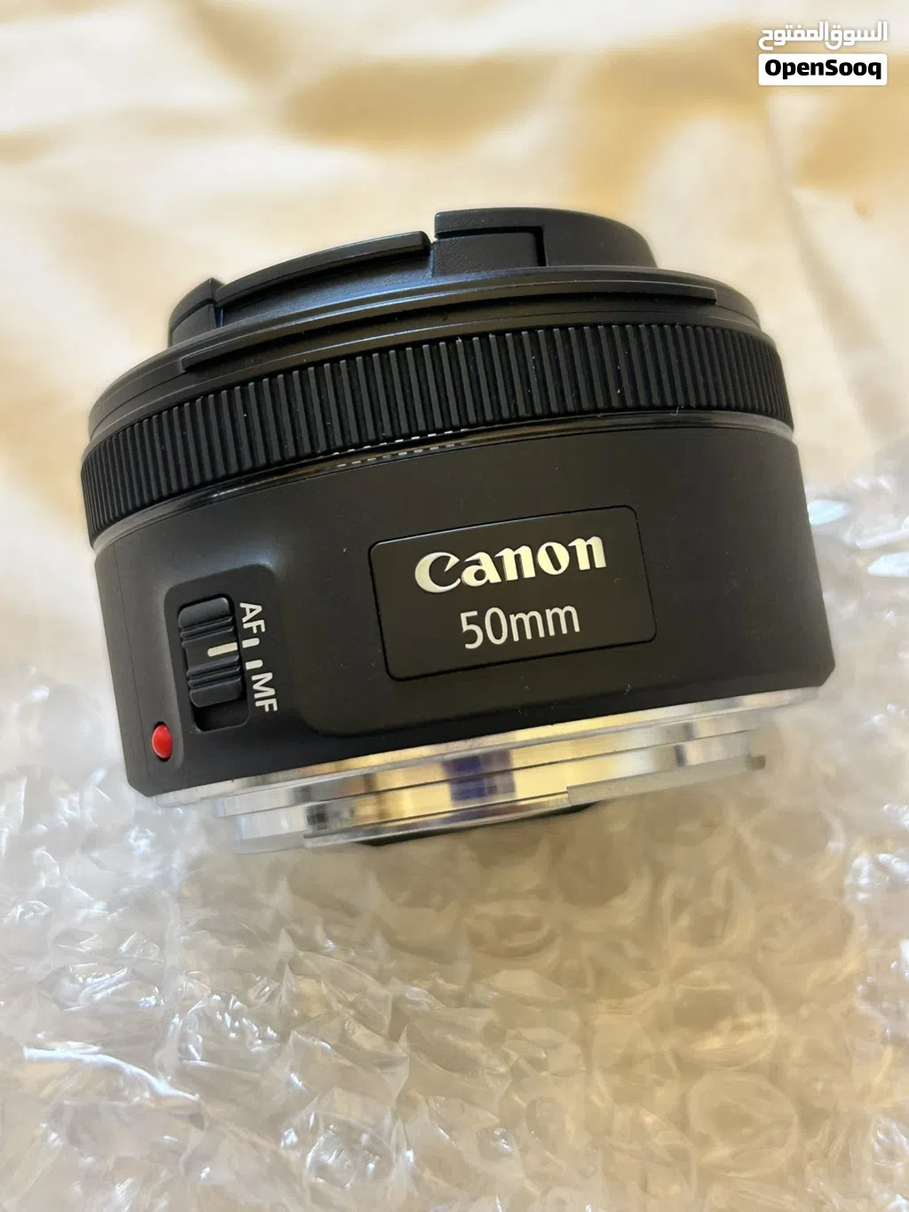 عدسة كانون الأصلية Canon EF 50mm f/1.8 STM جديدة تماماً – غير مستخدمة