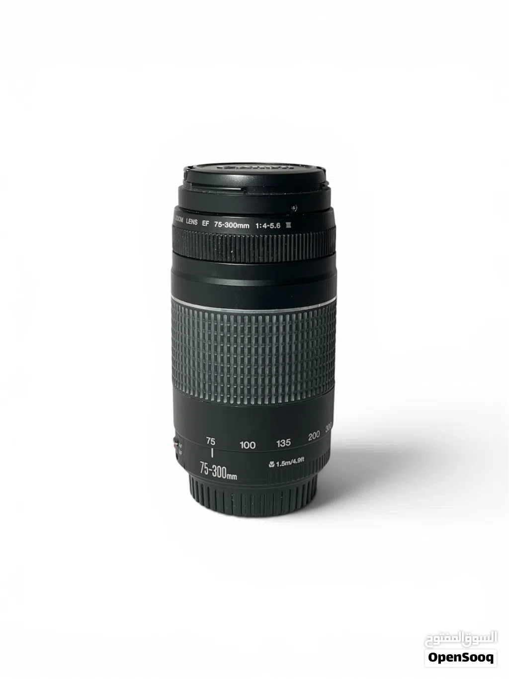 عدسة كانون زوم Canon EF 75-300mm f/4-5.6 III بحالة ممتازة
