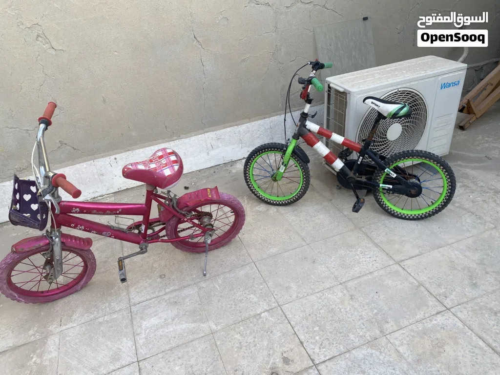 للبيع عدد 2 دراجة أطفال