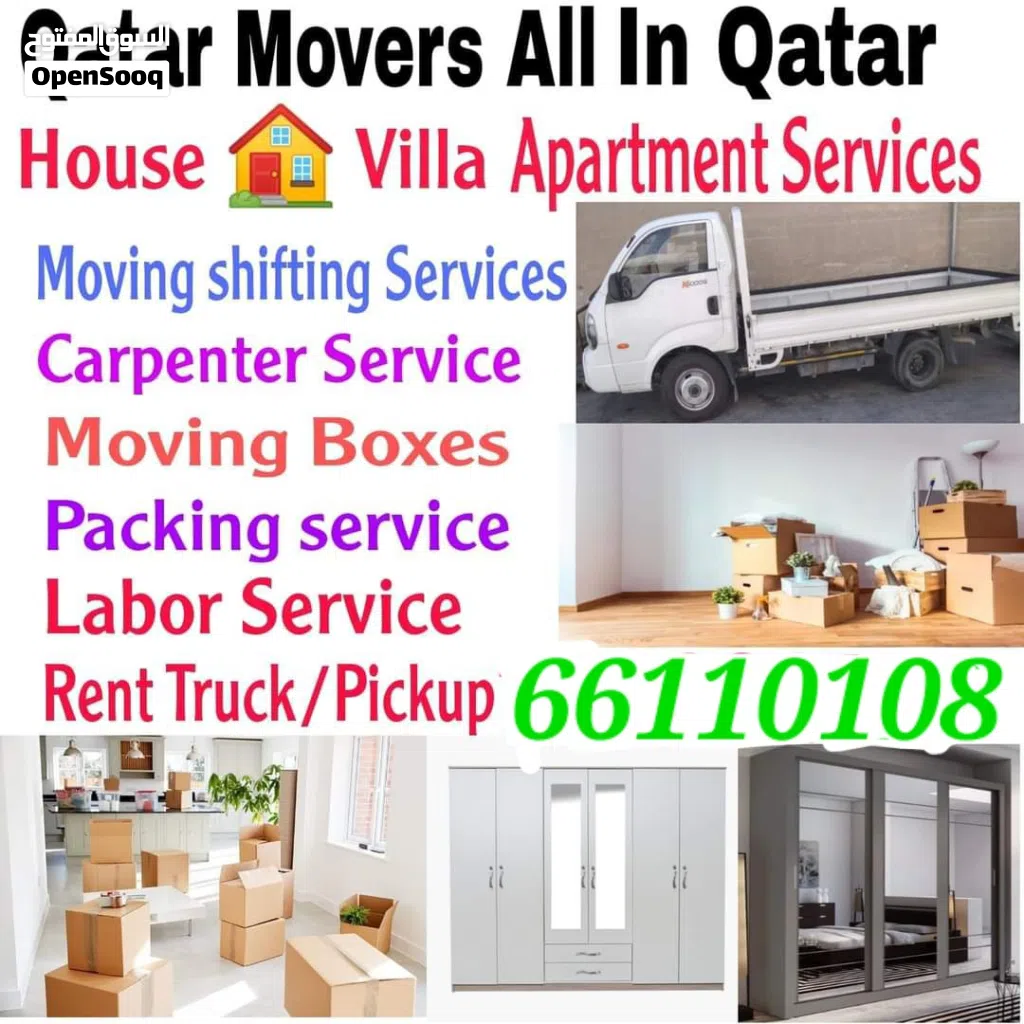 Shifting Moving Pickup Service Qatar