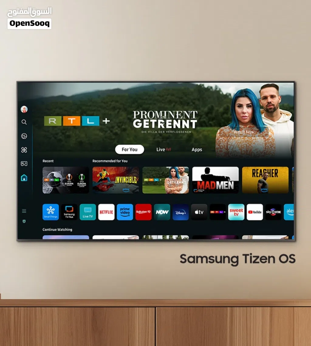 55" Crystal UHD DU7000 4K Tizen OS Smart TV (2024) شاشة سامسونج 55 انش 4 كي حالة الجديد