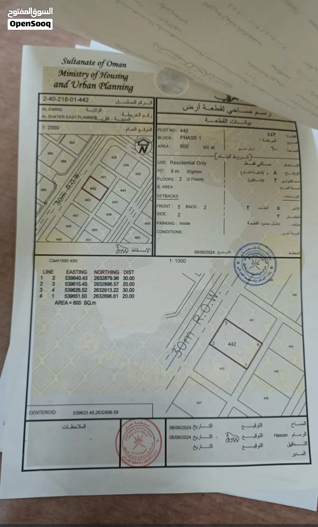 فرصه البناء المقاولين خط اول من شارع القار الشاطر الاولى وسط المنازل موقع جميل جدا