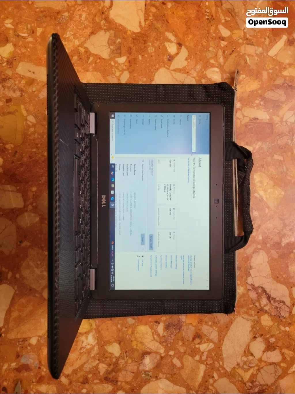 ديل لاتيتود اي7250 I5 5300u 8gb ram 256 gb ssd 12 inch