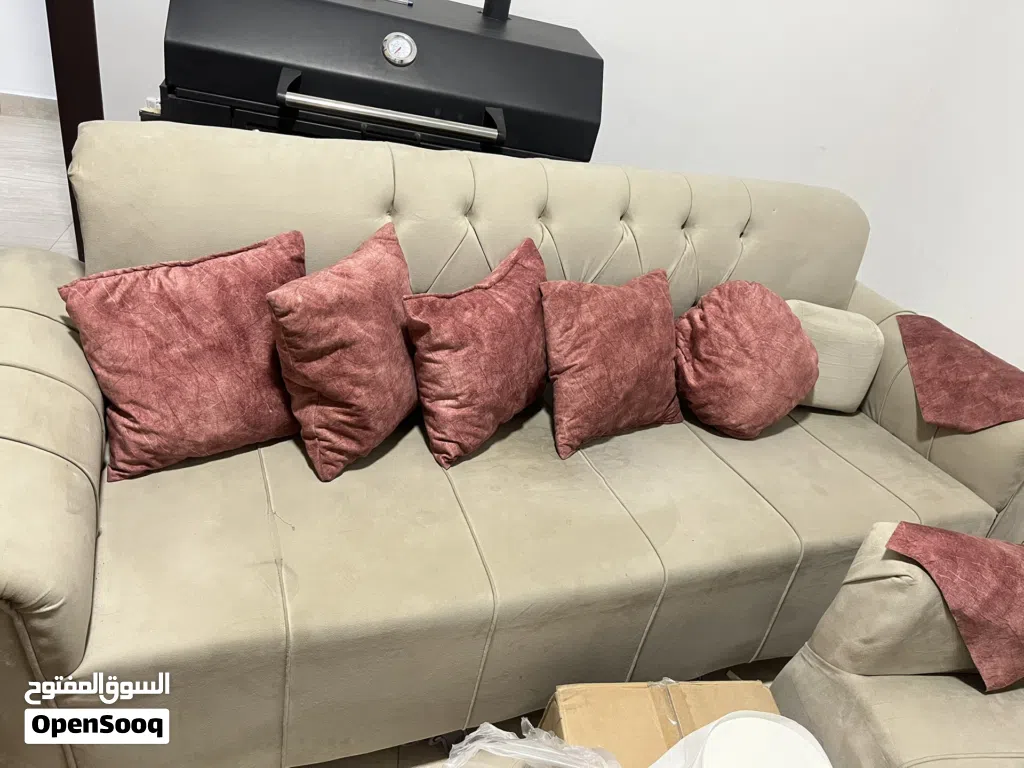 طقم كنب مستعمل 7 مقاعد