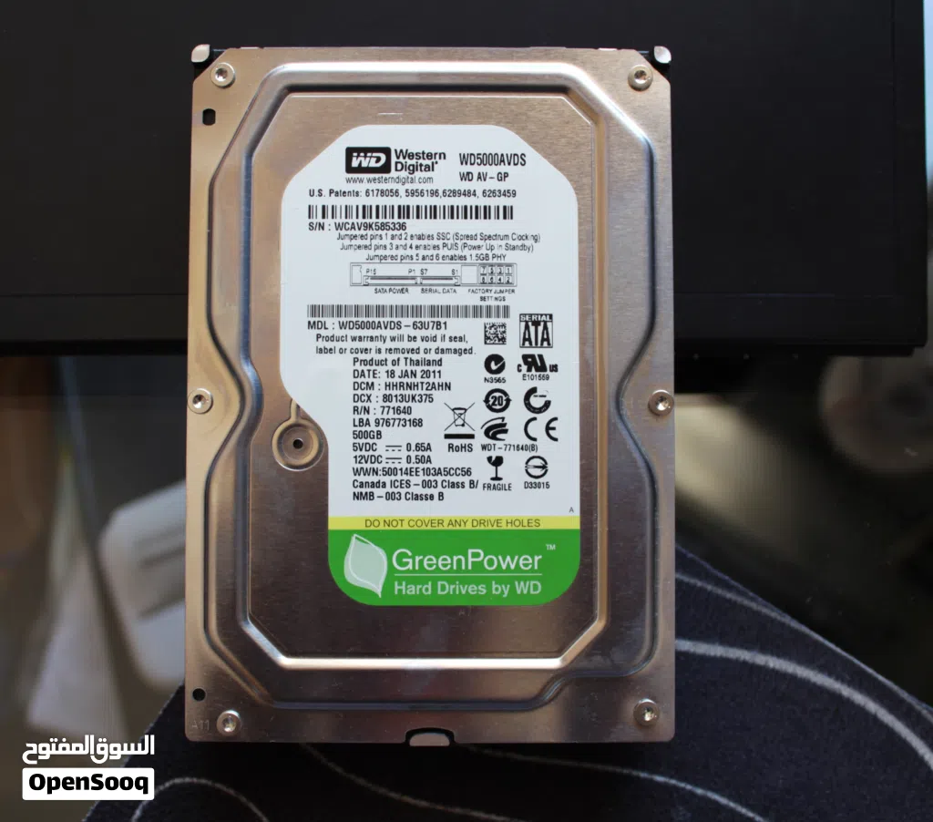 هاردسك كمبيوتر و كاميرات 500GB / 2TB فحص 100%