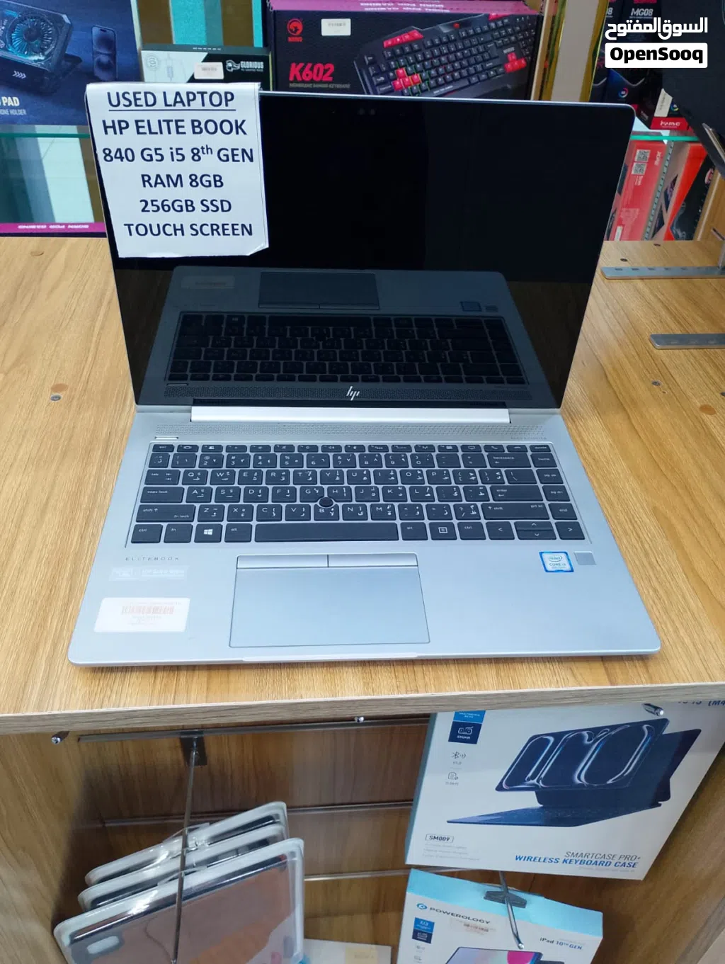 HP EliteBook 840 G5 i5 8th Gen 8GB 256GB SSD Touch Description (English) HP EliteBook 840 G5 used