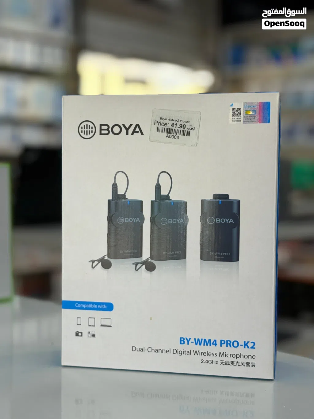 Brand New Boya WM4 Pro K2 in Oman Clear Audio Universal Compatibility