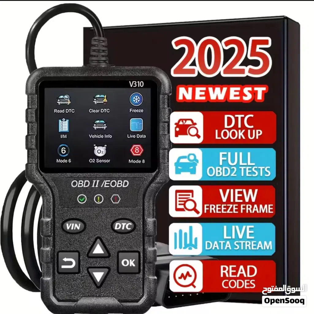 جهاز فحص كمبيوتر السيارة وكشف الأعطال بكل سهولة وسرعة/OBD2/ كاشف الاعطال/ بدون نت