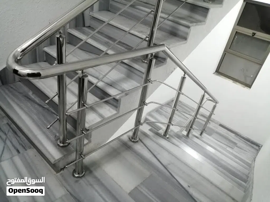 دربزينات ستانلس ستيل وسيكوريت بممواصفات ممتازه
