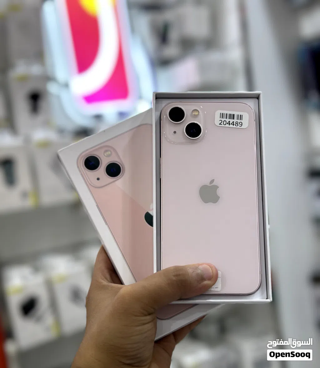 عرض خااص : iPhone 13 128gb هواتف بحالة الوكالة بدون اي شموخ أو مشاكل مع ضمان و ملحقات و بأقل سعر