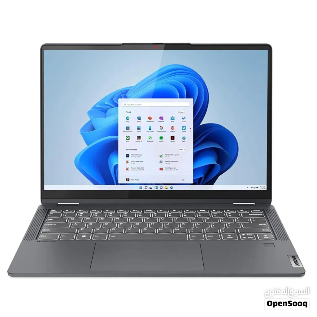 lenovo ideapad flex 5 intel i3 12G 8Ram 256G (new) لابتوب لينوفو شاشه لمس جديد بلكرتونه