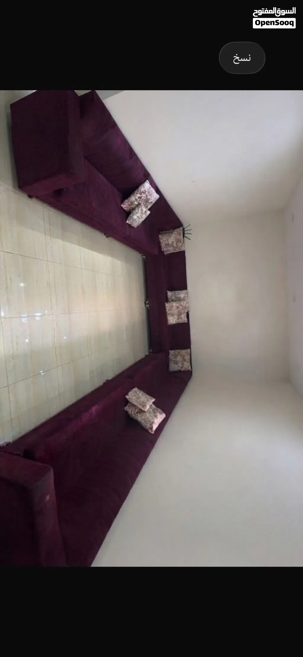 طقم كنب بحاله ممتازه