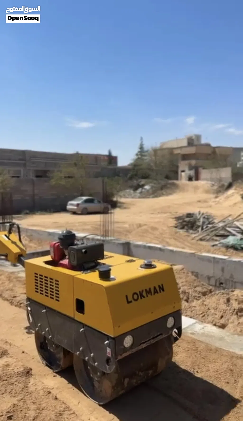 رولة يدوية 500KG دكاك تربة مدحلة تربة رداسة